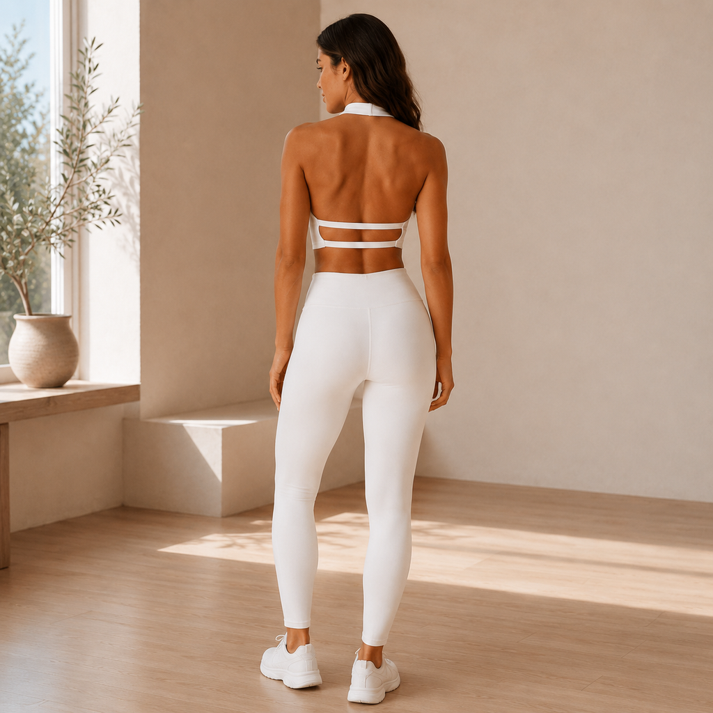 NOVA TOP - Premium Seamless Halter Neck Sports Bra