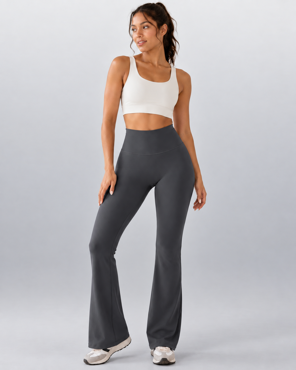 ELEVATE PANTS - Premium High-Waisted Micro-Flare Yoga Pants